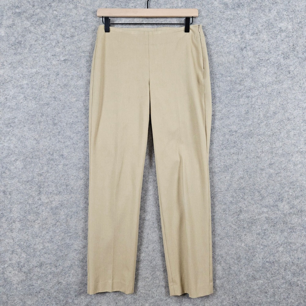 Talbots Petite Women's Heritage Khaki Straight Leg Pants Size‎ 2P (29x28) Church